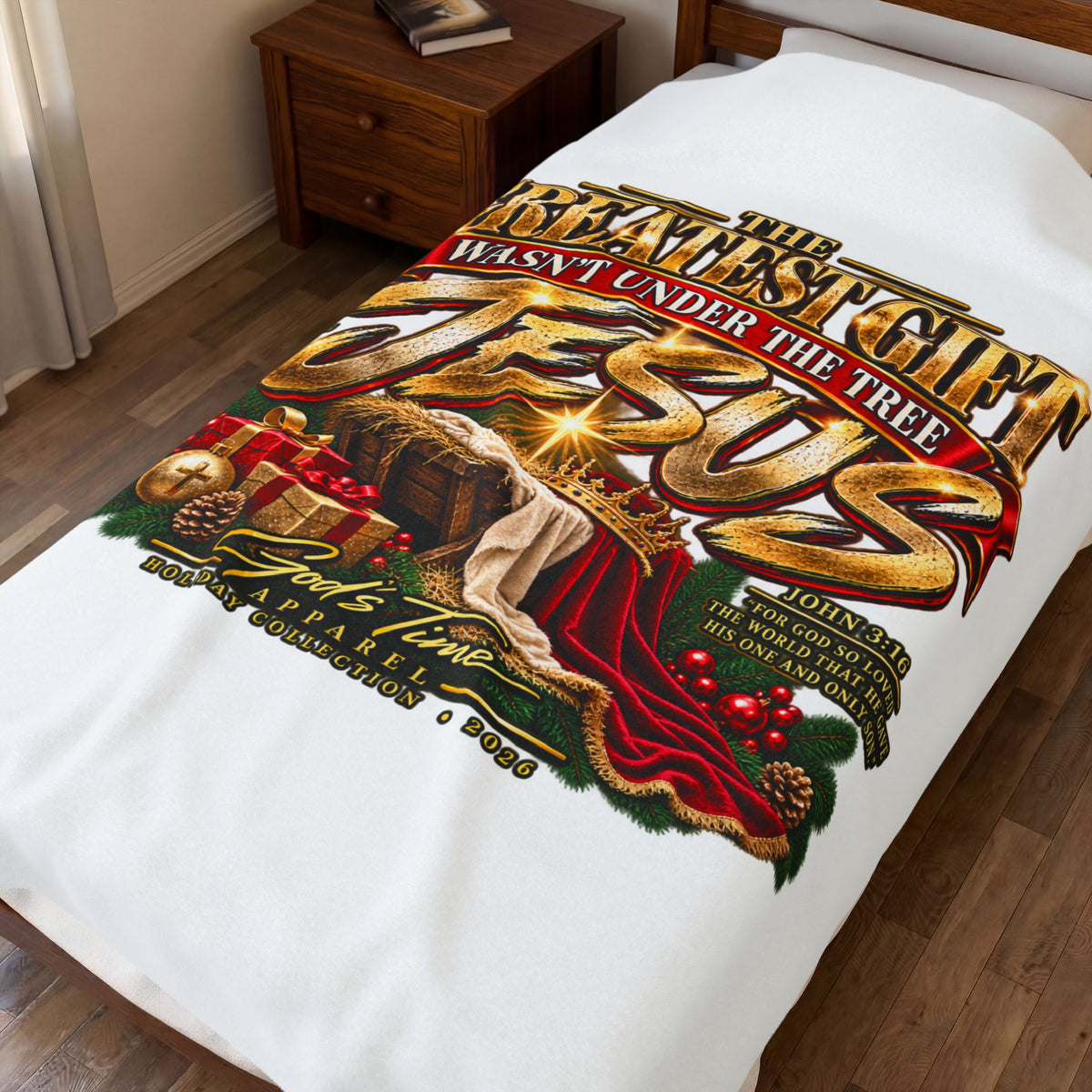 Greatest Gift Wasn’t Under the Tree Plush Blanket
