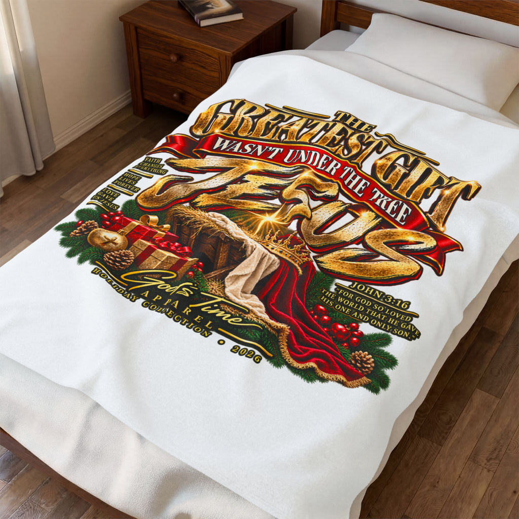 Greatest Gift Wasn’t Under the Tree Plush Blanket