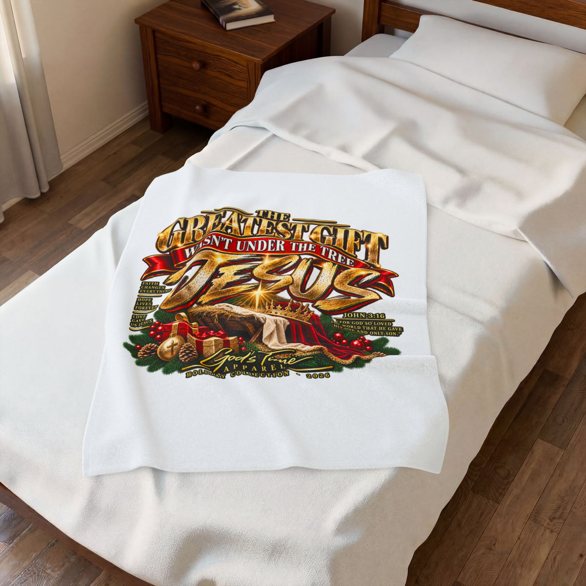 Greatest Gift Wasn’t Under the Tree Plush Blanket