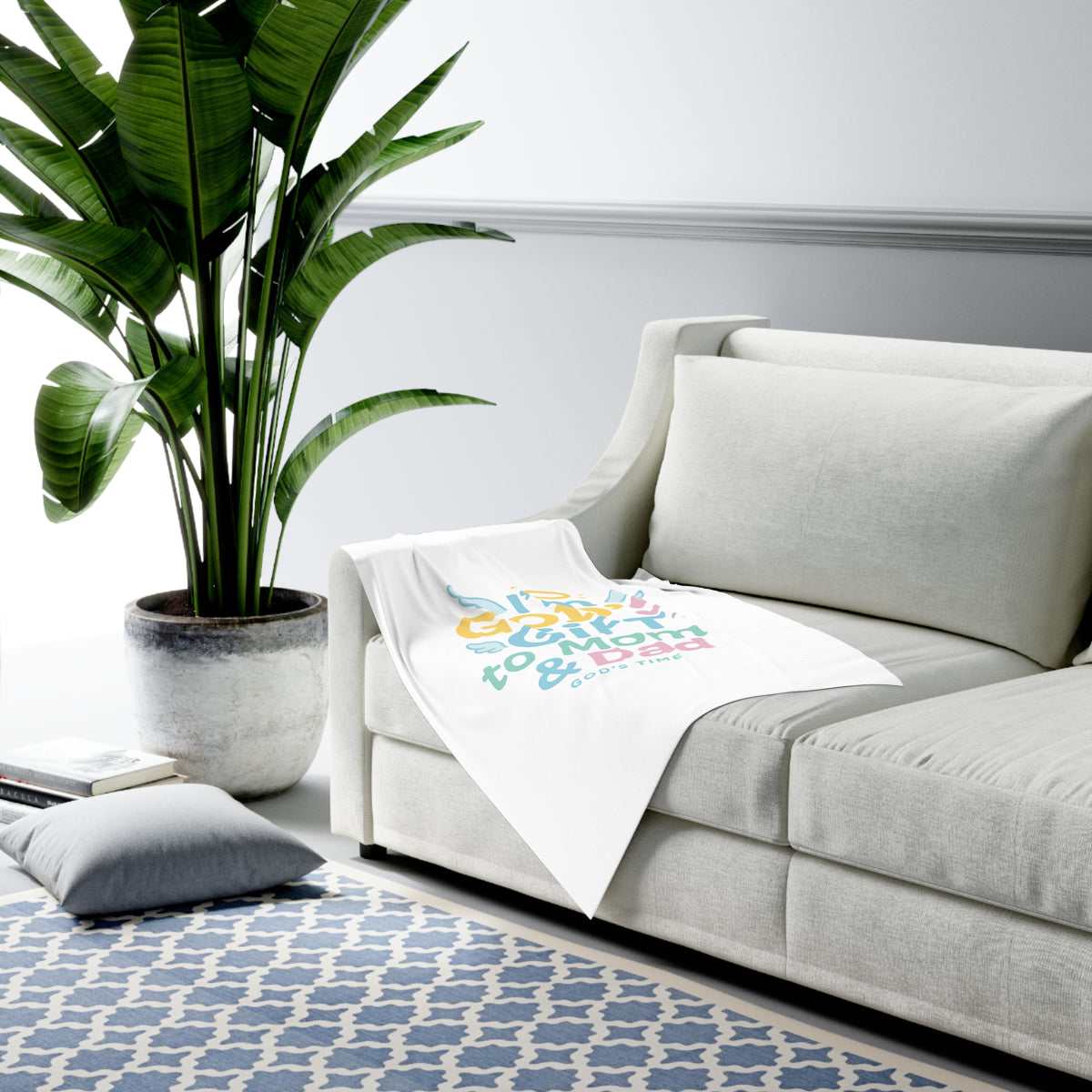 I’m God’s Gift to Mom & Dad Baby Swaddle Blanket
