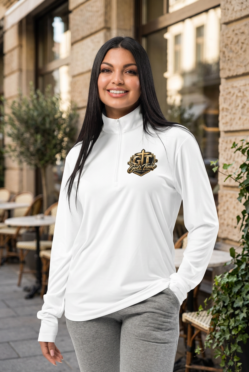 God’s Time, Not Mine Lightweight Quarter-Zip Pullover | Galatians 6:9