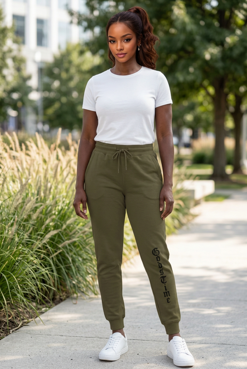 God’s Time Fleece Sweatpants | Proverbs 3:5–6